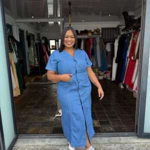 Denim Maxi Dress