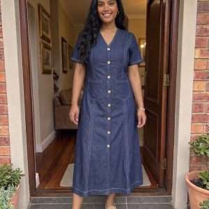 Denim Maxi Dress