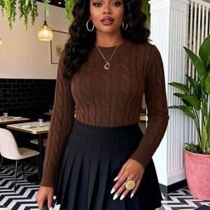 Pleeted Mini Skirt