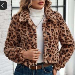 Leopard Fleece Jacket