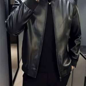 Mens Pleather Jacket