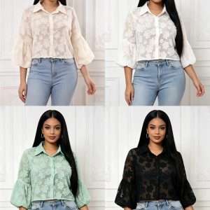 Crop Chiffon Top