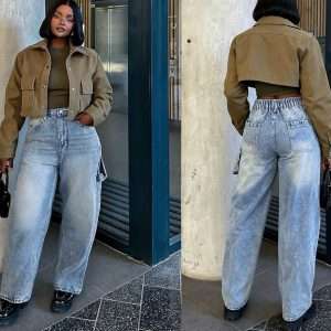 Faded Lastic Jeans