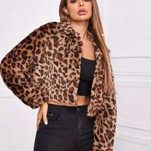Leopard fur Jacket