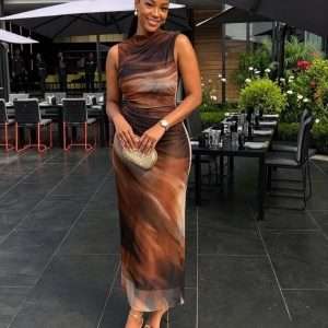 Sleeveless Tydye Dress