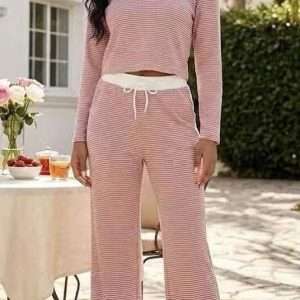 Stripe Lounge Set