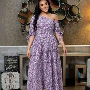 Lin Floral Dress